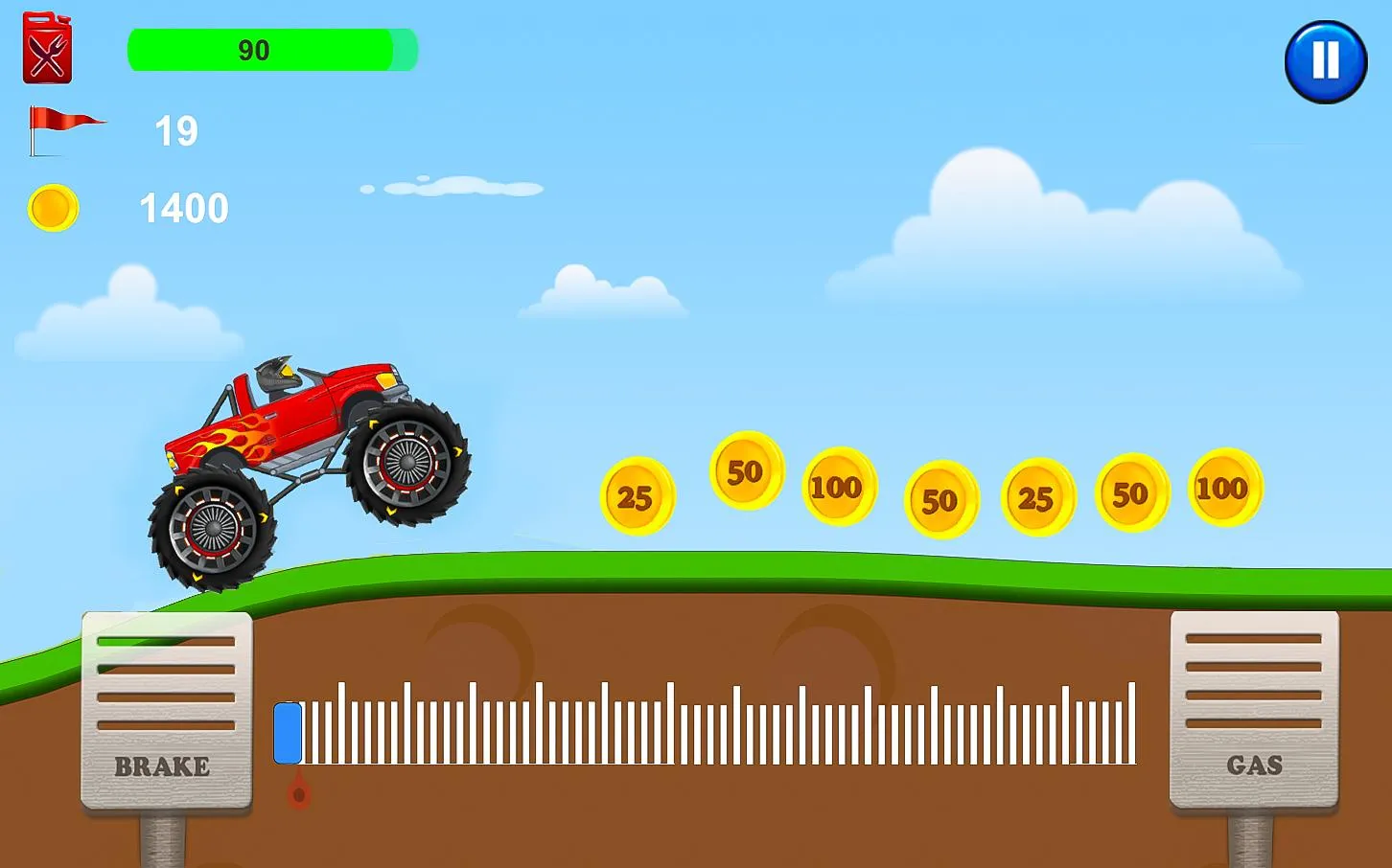 Hill Climb Car Racing
