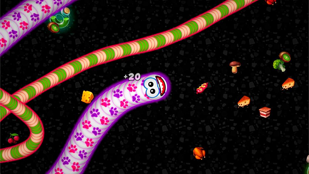 Worms Zone .io - Hungry Snake Mod