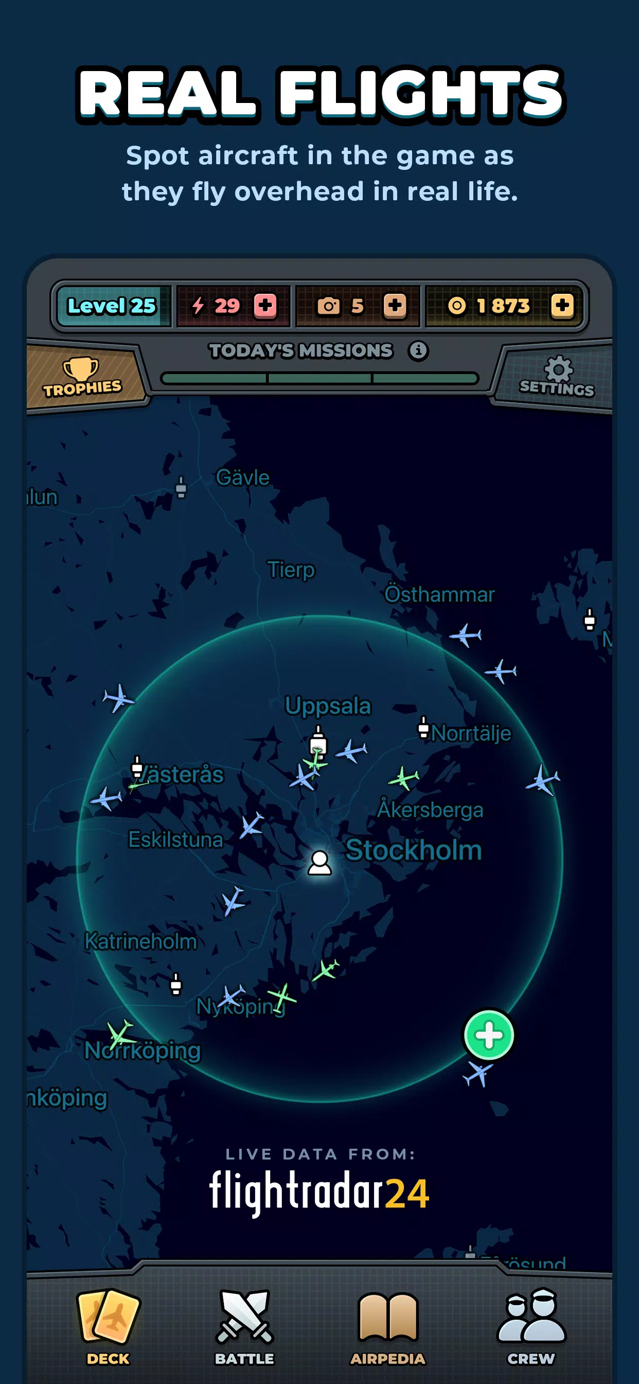 Skycards by Flightradar24