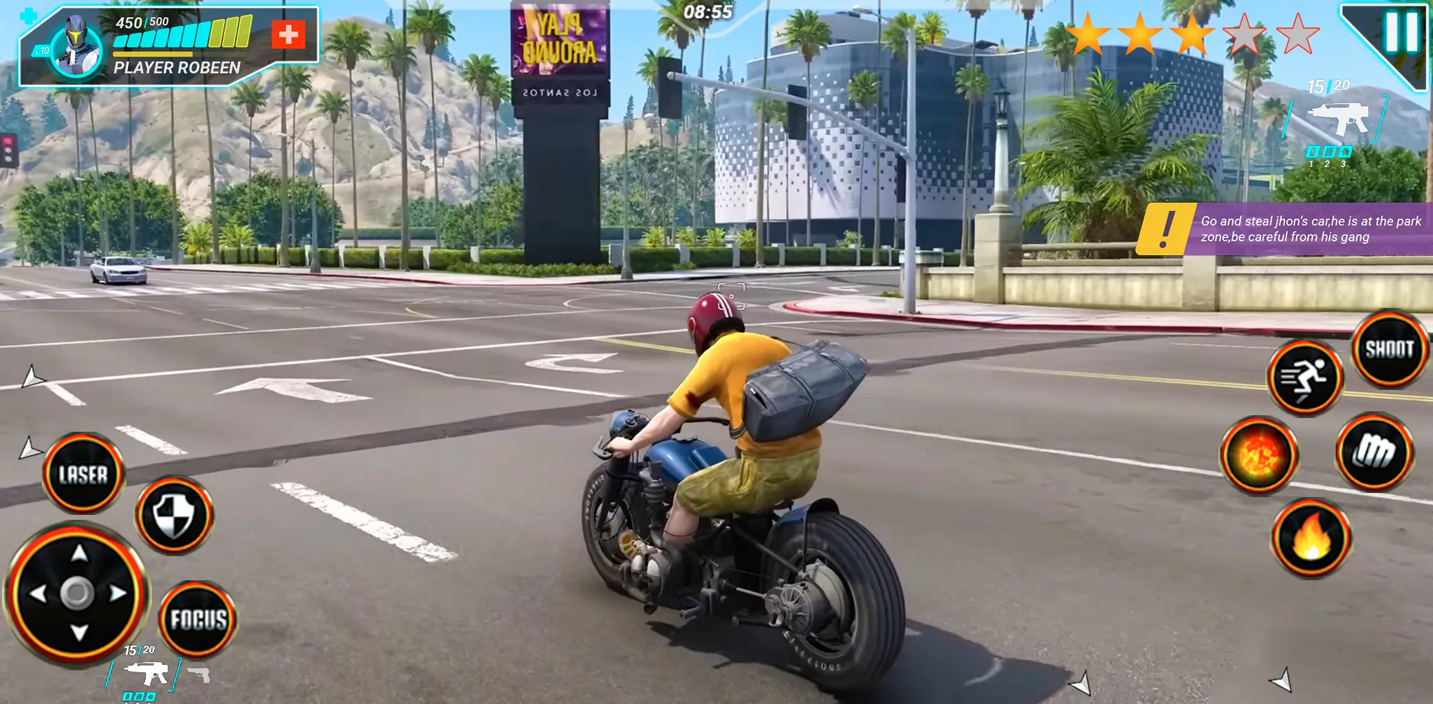 Indian Gangster :3D bike Drive