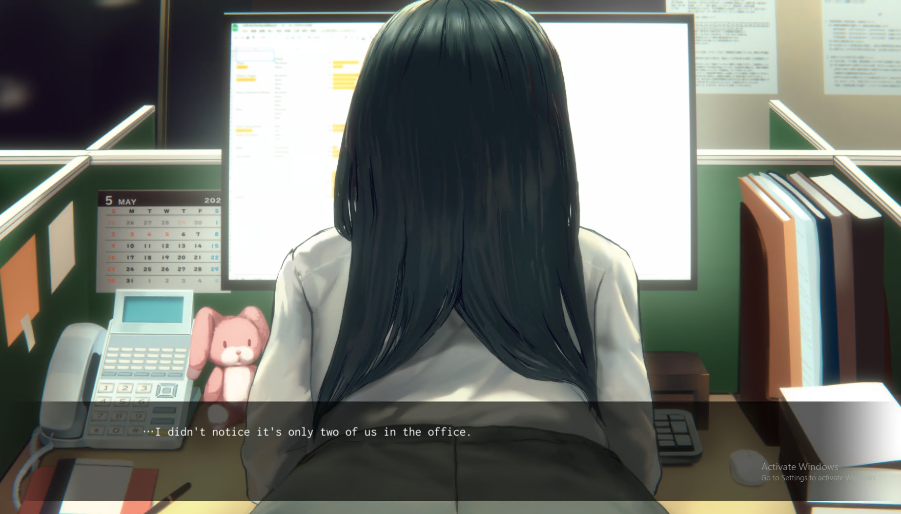 This Office Worker Keeps Turning Her Ass Towards Me