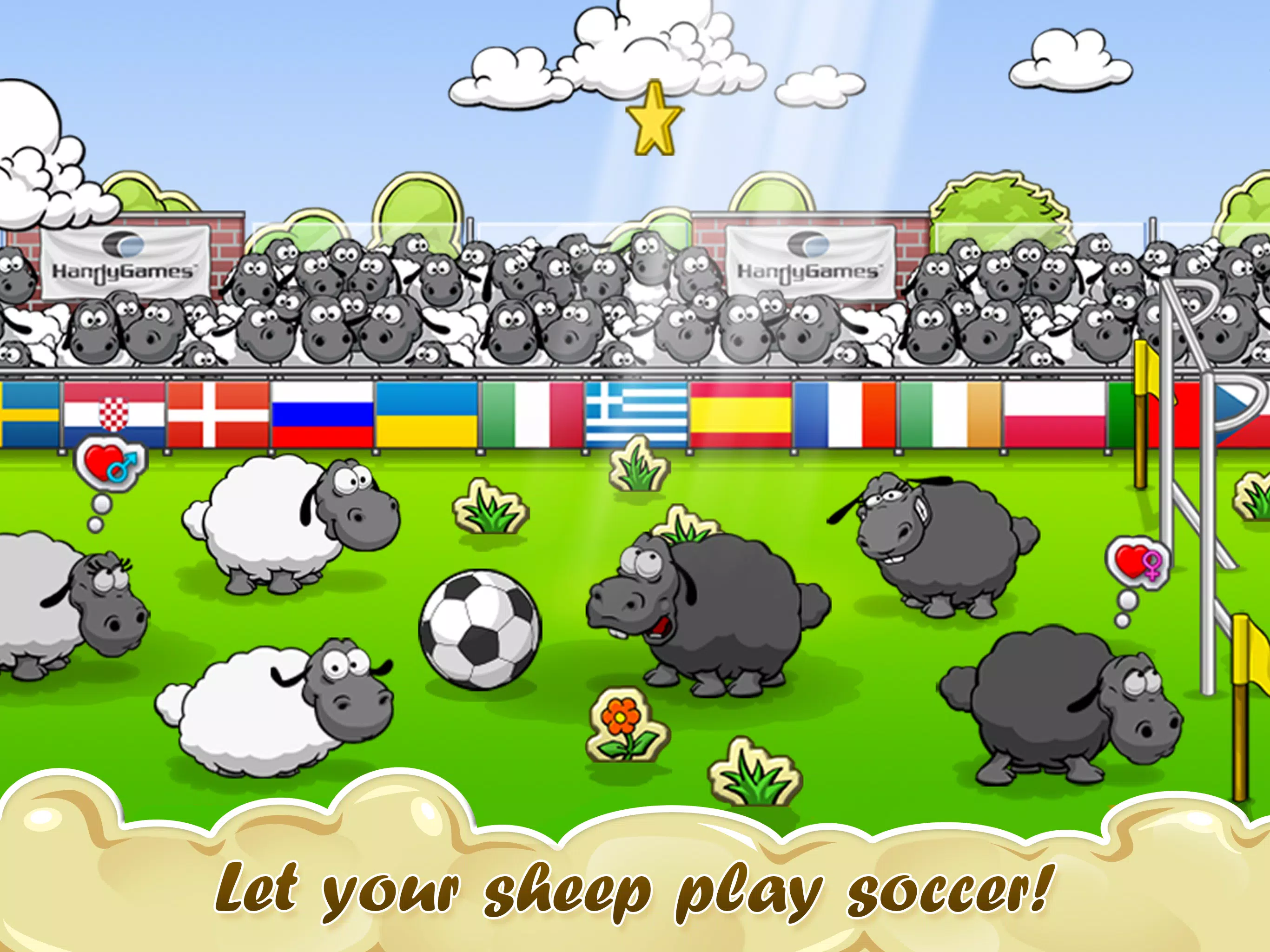 Clouds & Sheep - Cute Sheep