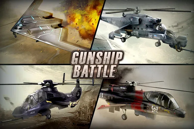 GUNSHIP BATTLE: Helicopter 3D GUNSHIP BATTLE: Helicopter 3D