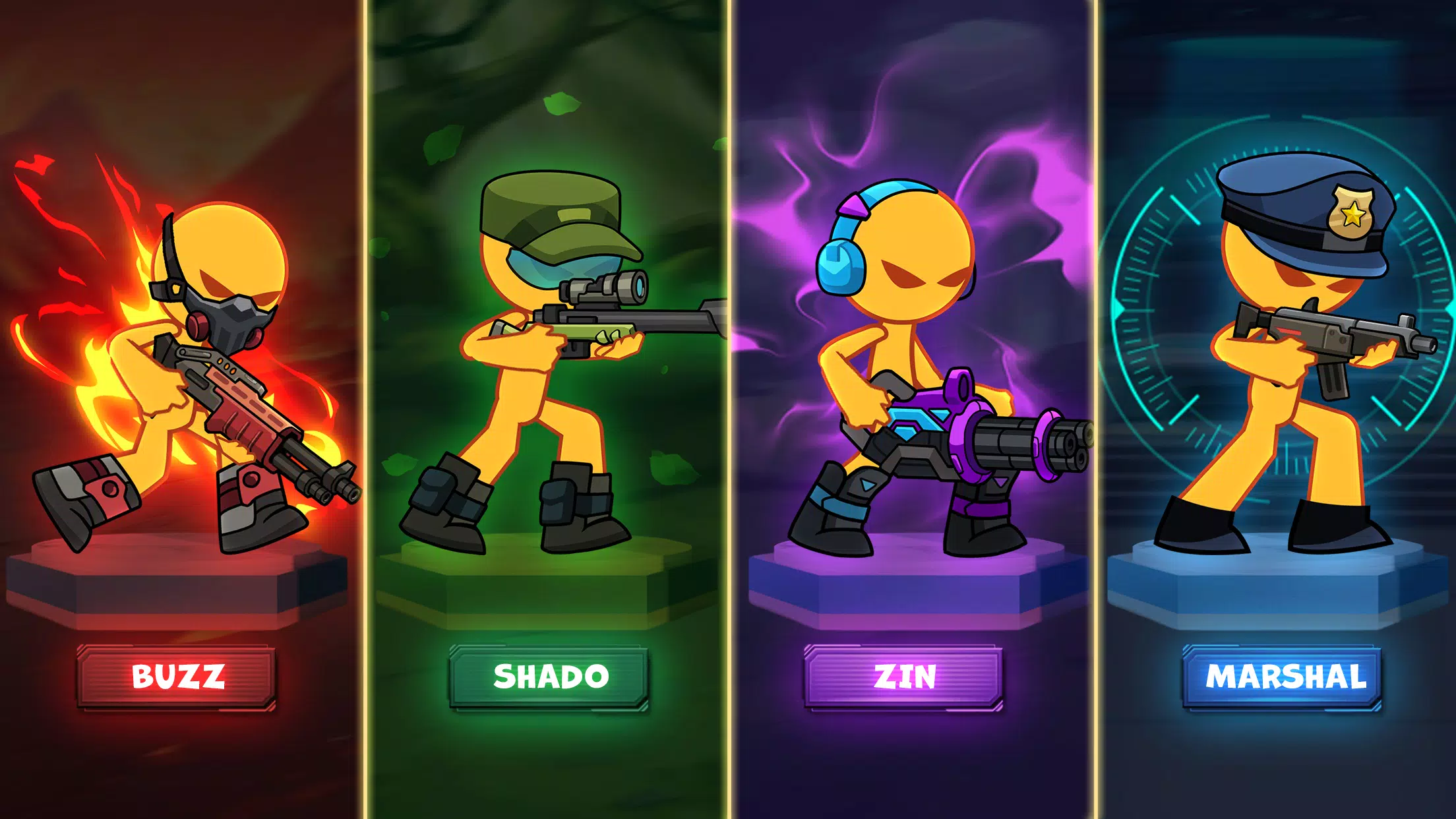 Stickman vs Zombie: Dark War