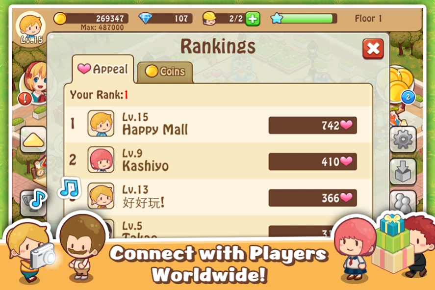 Happy Mall Story:Sim Game