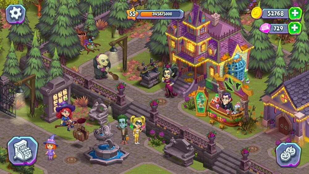 Monster Farm. Family Halloween