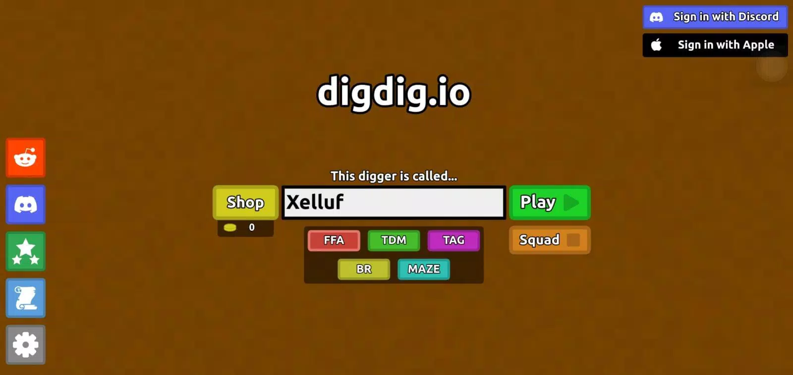 digdig.io : Dig, Kill & Spell