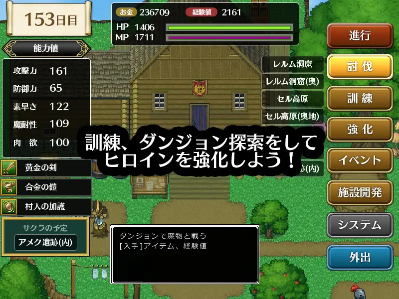 The Misty Ruins and The Lone Swordsman[tada no deko]霧の遺跡と一人の剣士