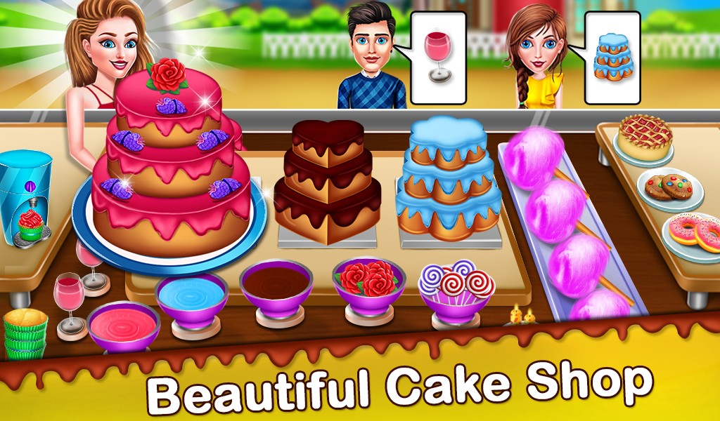 Cake Shop Great Pastries &amp; Waffles cooking Game