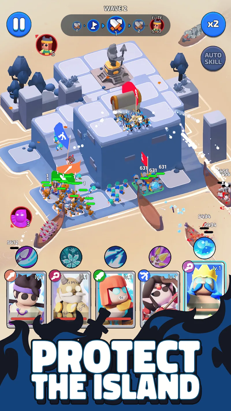 North War: Island Defense 3D