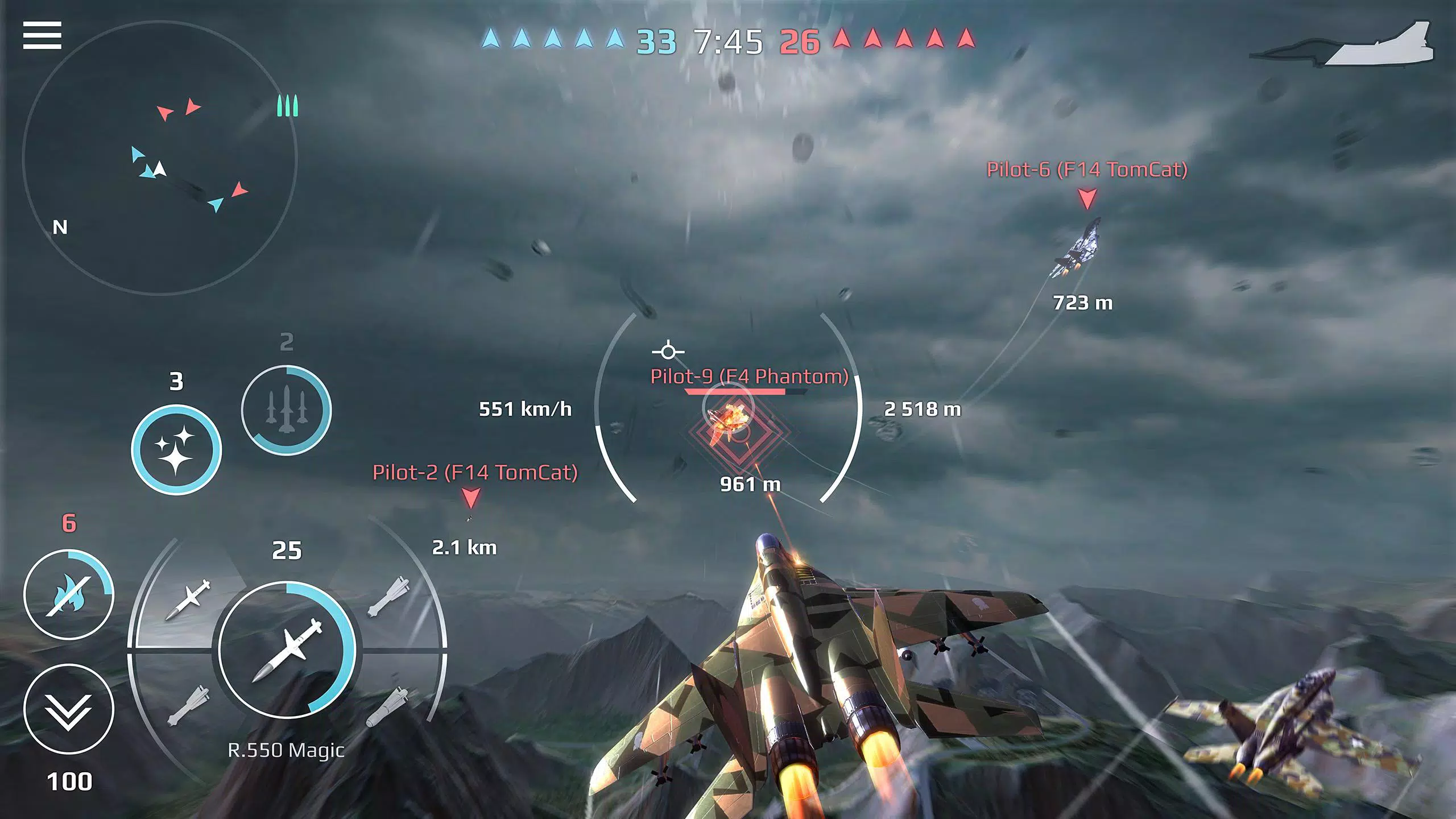 Sky Combat : War Planes Game