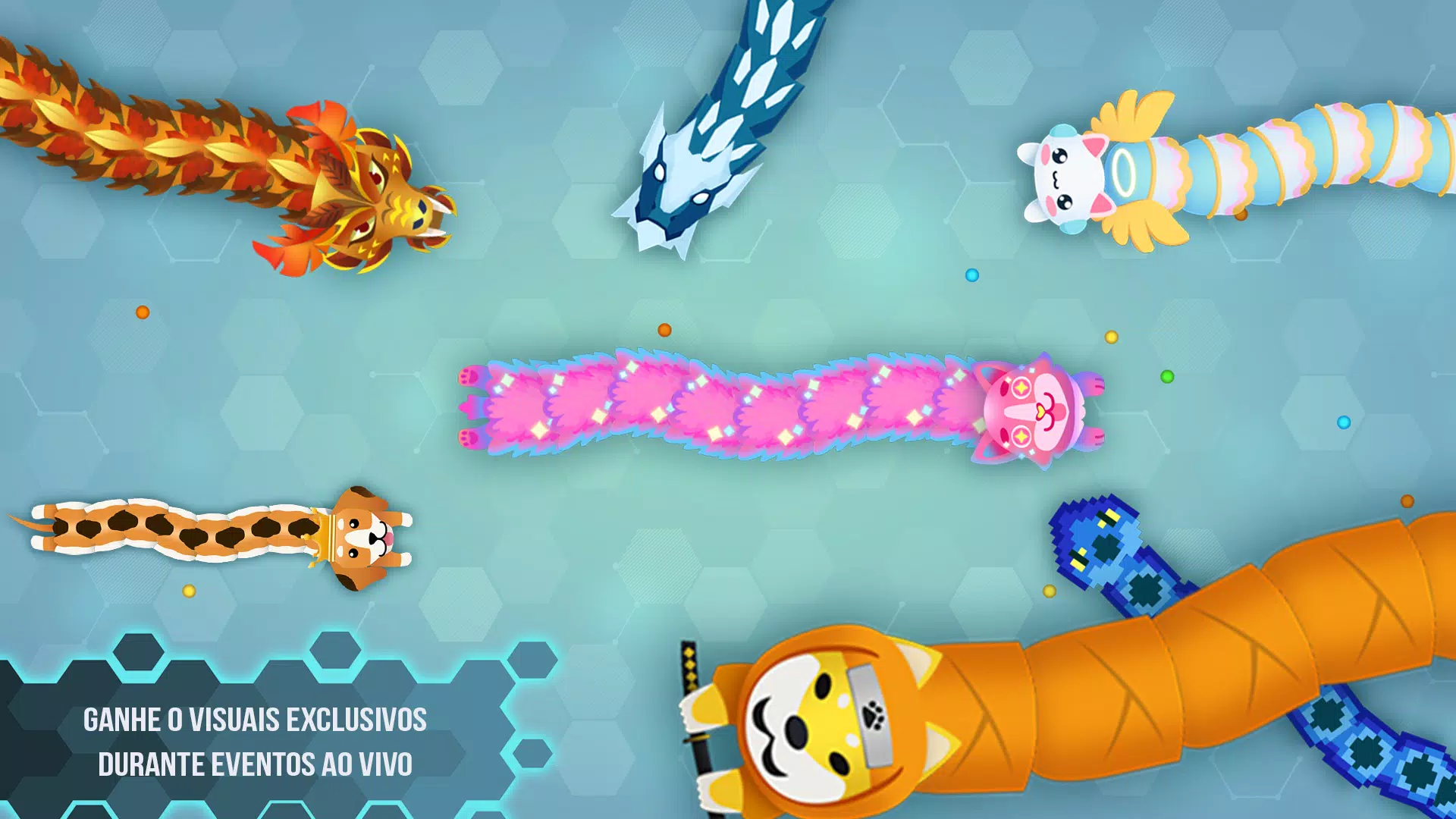 Snake.io: Jogos .io da Cobra