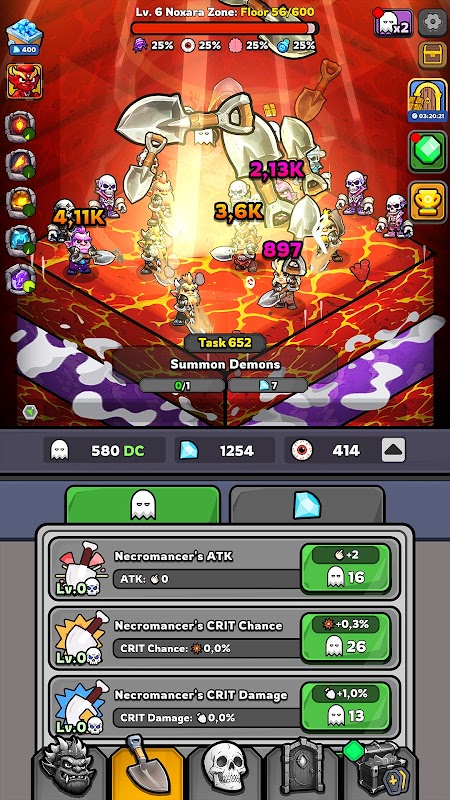 Necro Hell Miner: Idle RPG