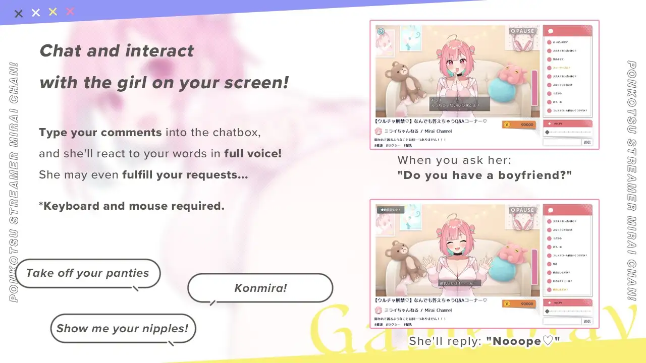 No-good Streamer Mirai-chan