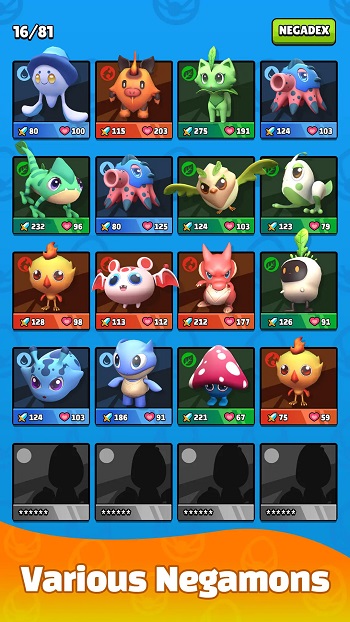 Negamons Monster Trainer