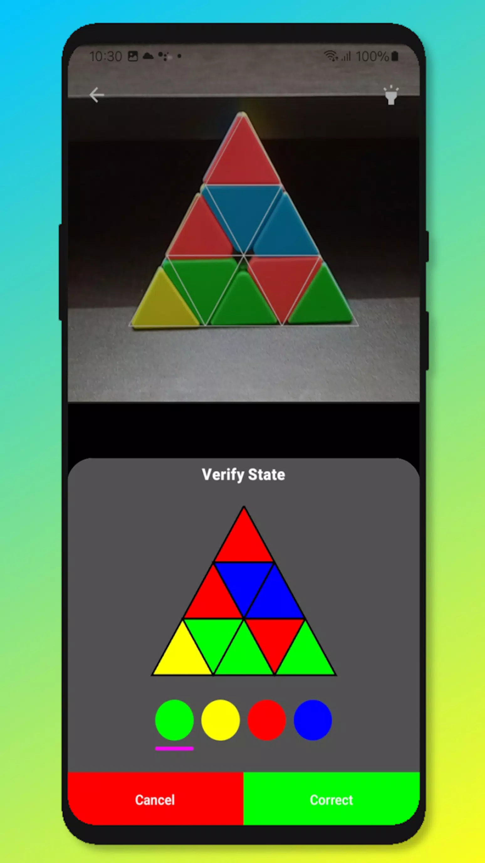 Pyramid Cube Solver