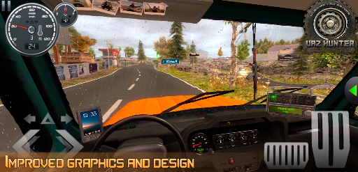 Russian Car Driver Uaz Hunter