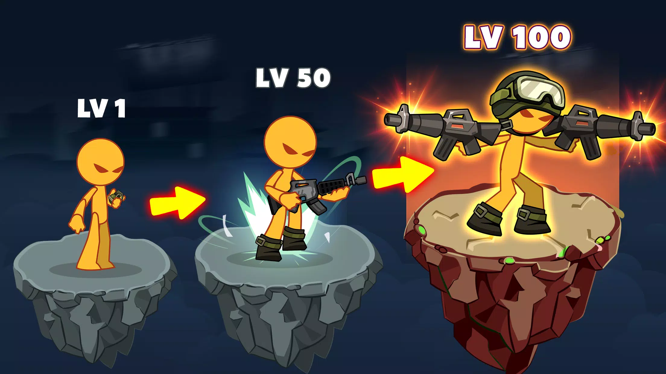 Stickman vs Zombie: Dark War