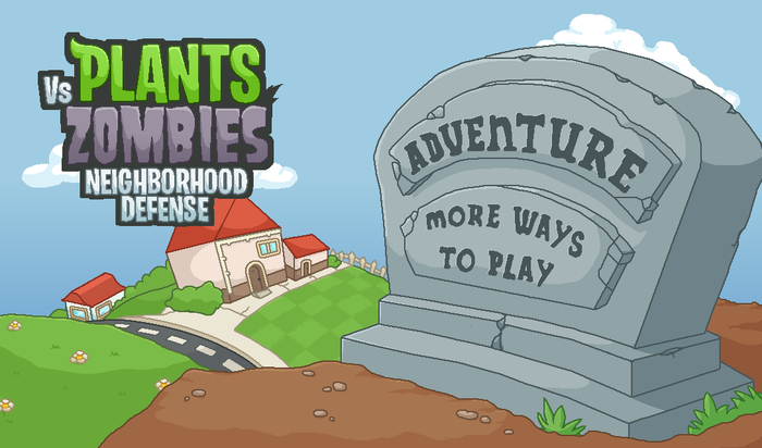 Plants vs Zombies Neighborhood Defense