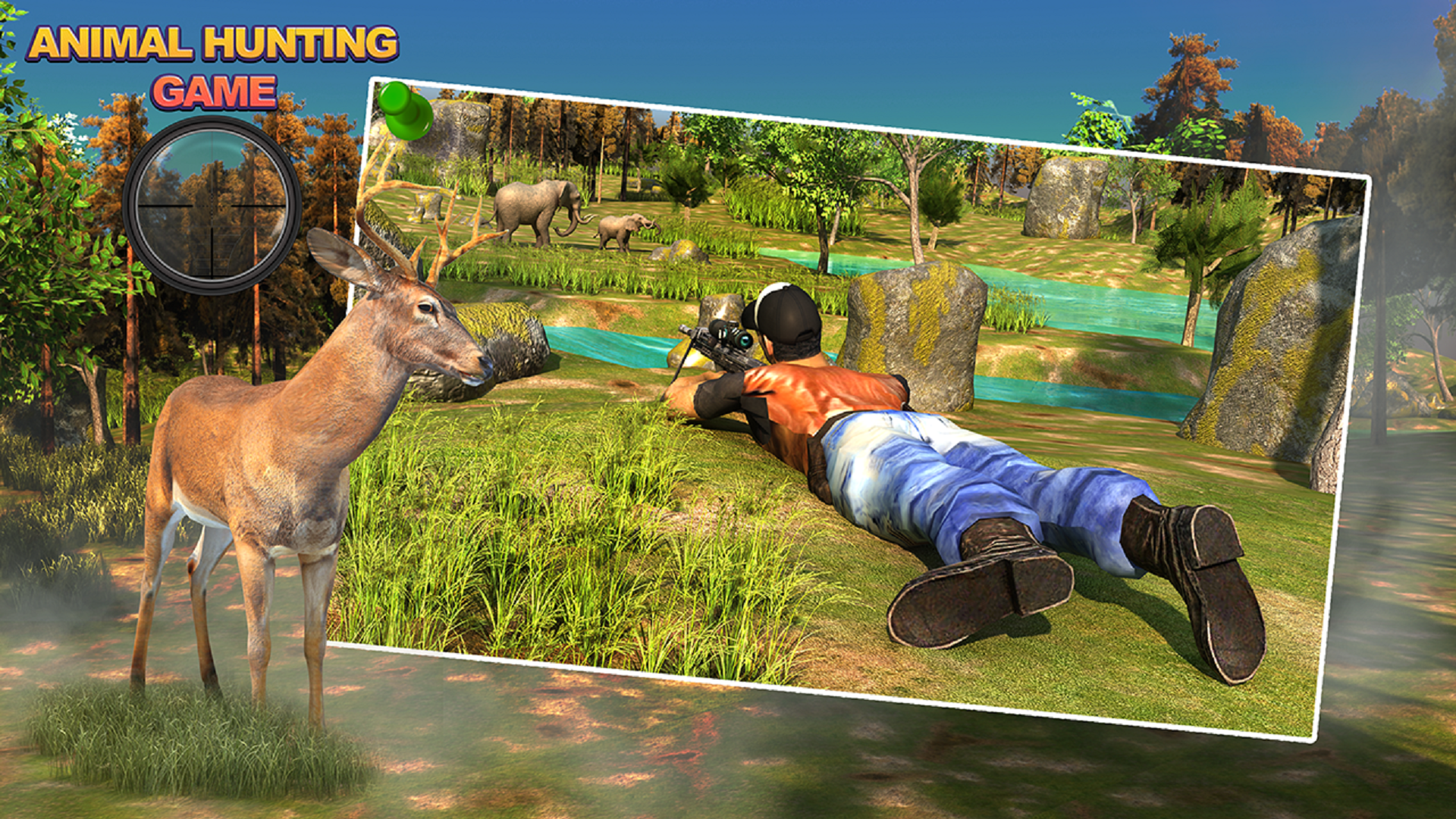 Animal Hunting 3d Gun Games