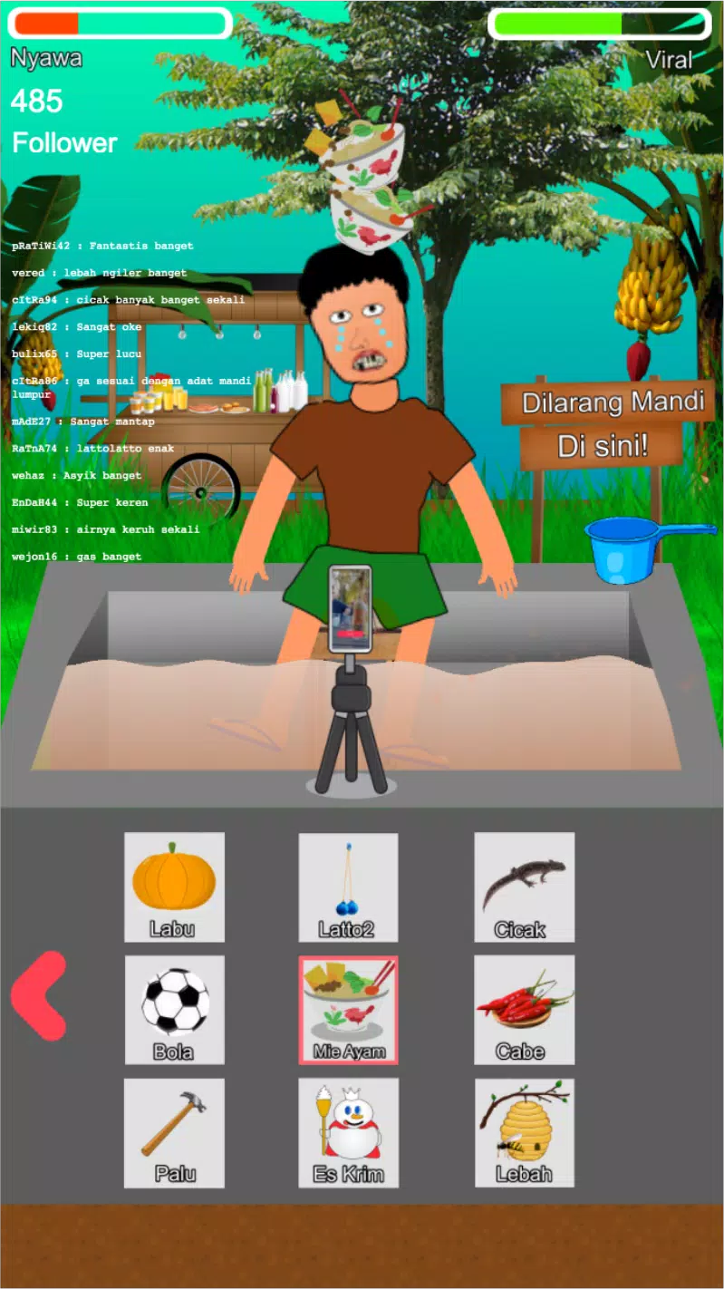 Mandi lumpur viral Simulator
