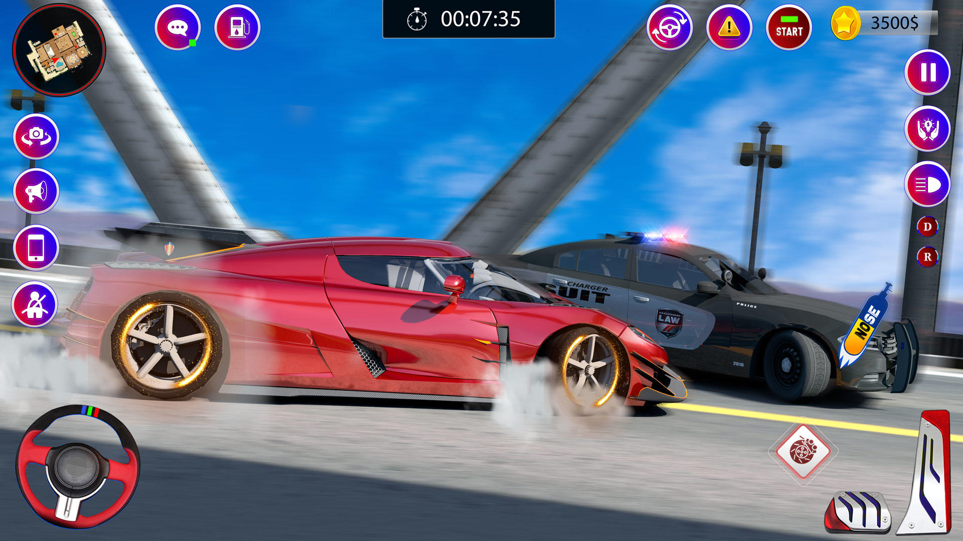 Police Car: Police Chase Games