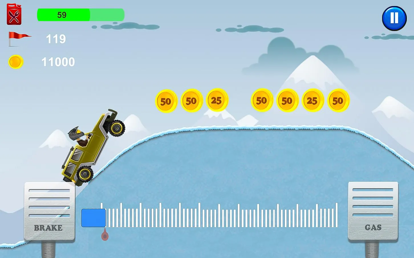 Hill Climb Car Racing