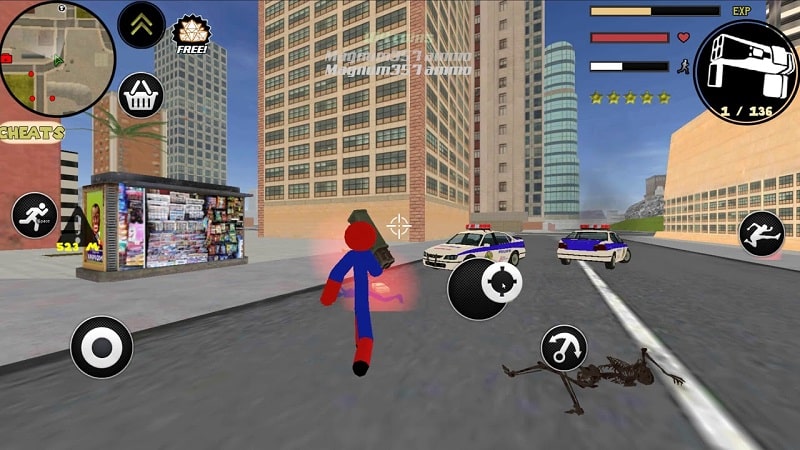 Stickman Spider Rope Hero
