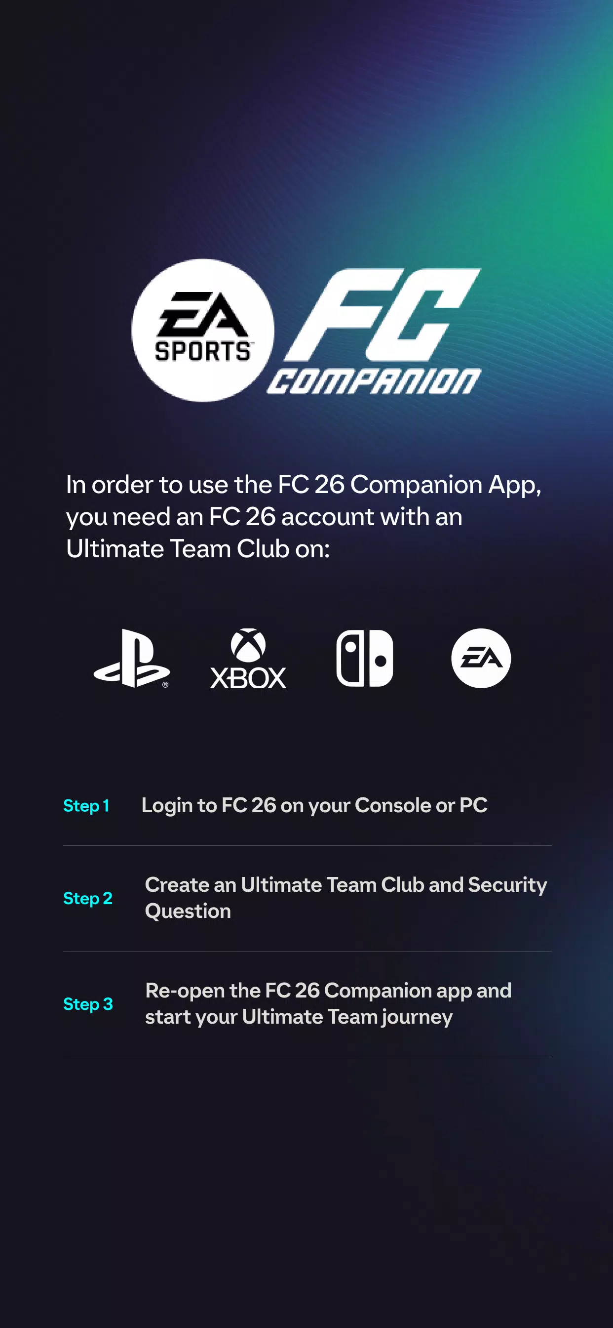 EA SPORTS FC™ 26 Companion