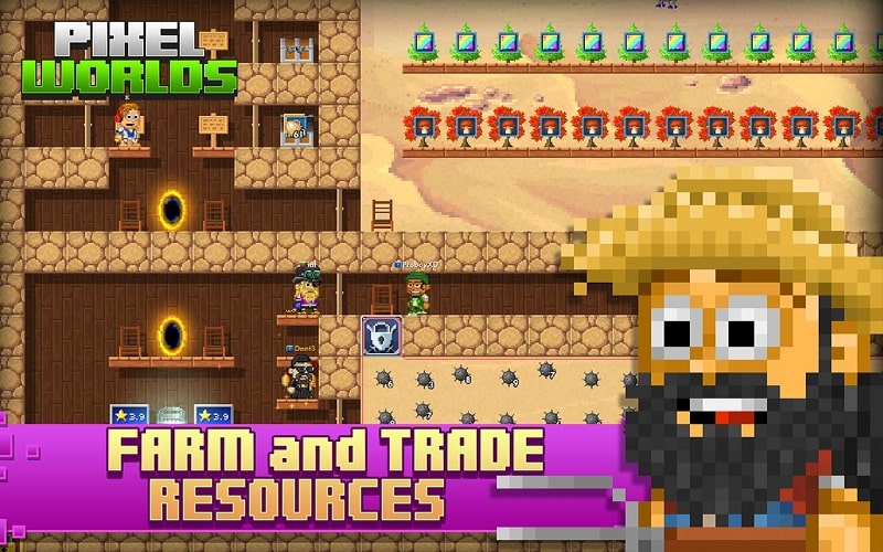 Pixel Worlds: MMO Sandbox Mod