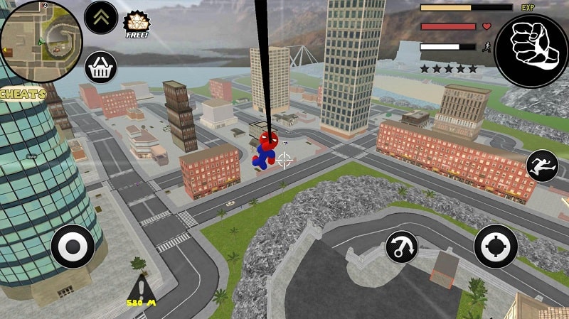 Stickman Spider Rope Hero