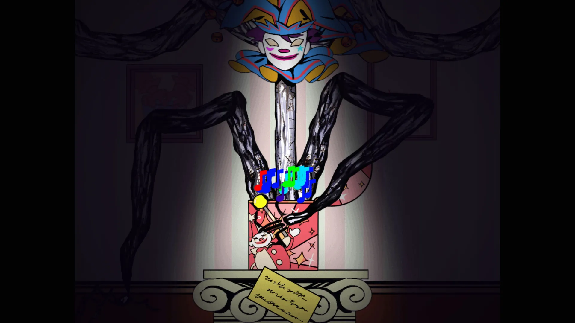 Exhibit of sorrows clown