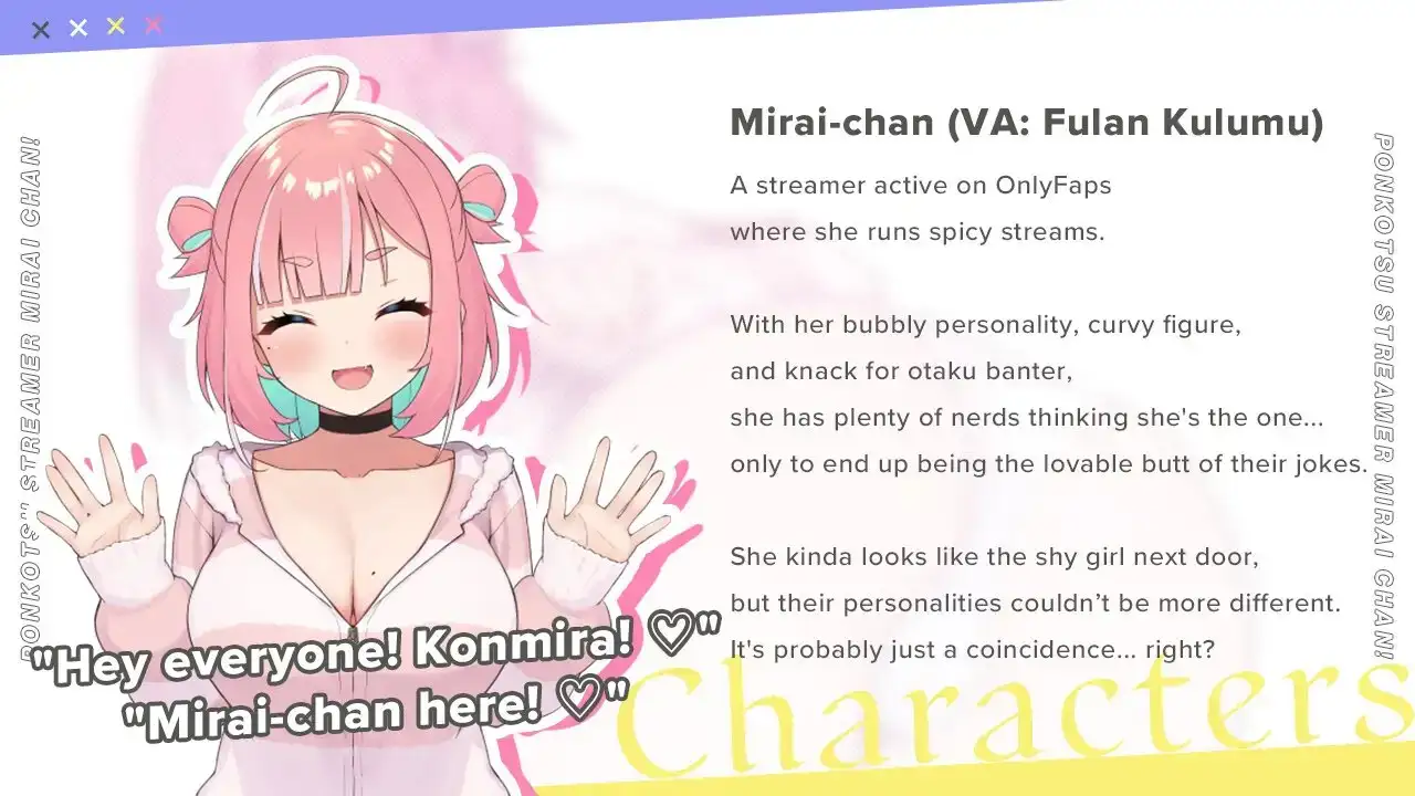 No-good Streamer Mirai-chan