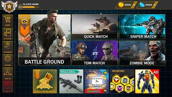 FPS Offline Gun Shooting Game