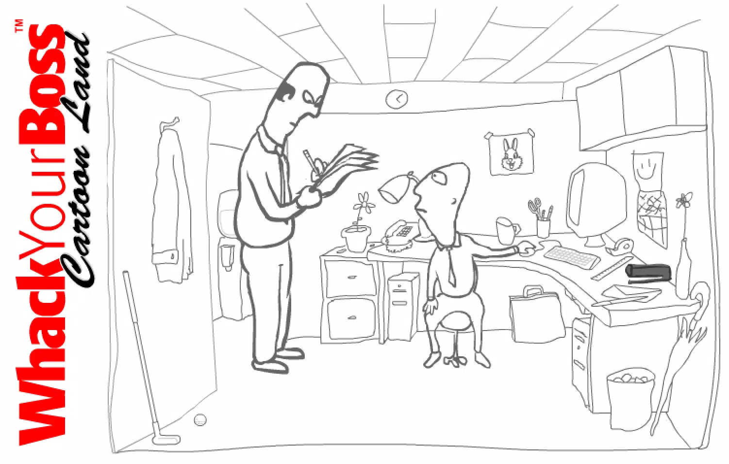 Whack Your Boss ~ Cartoon Land Whack Your Boss ~ Cartoon Land