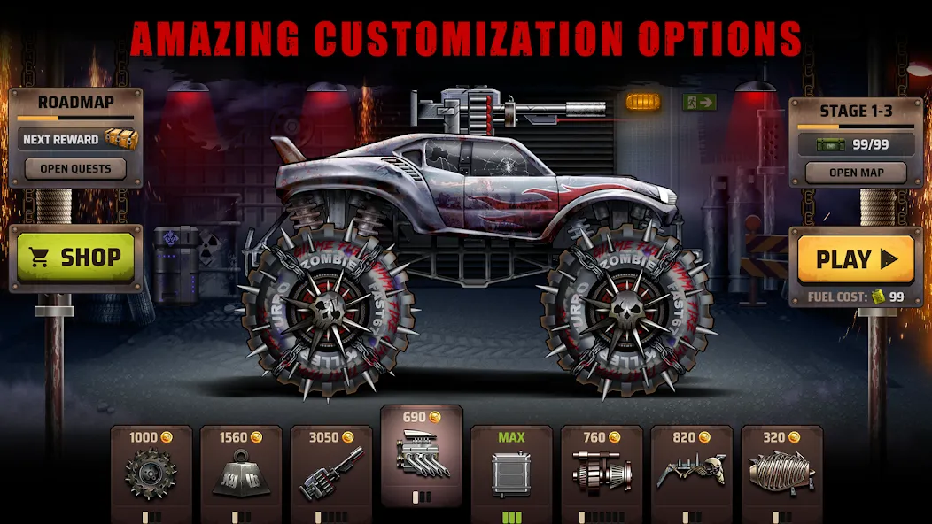 Zombie Hill Racing: Earn Climb