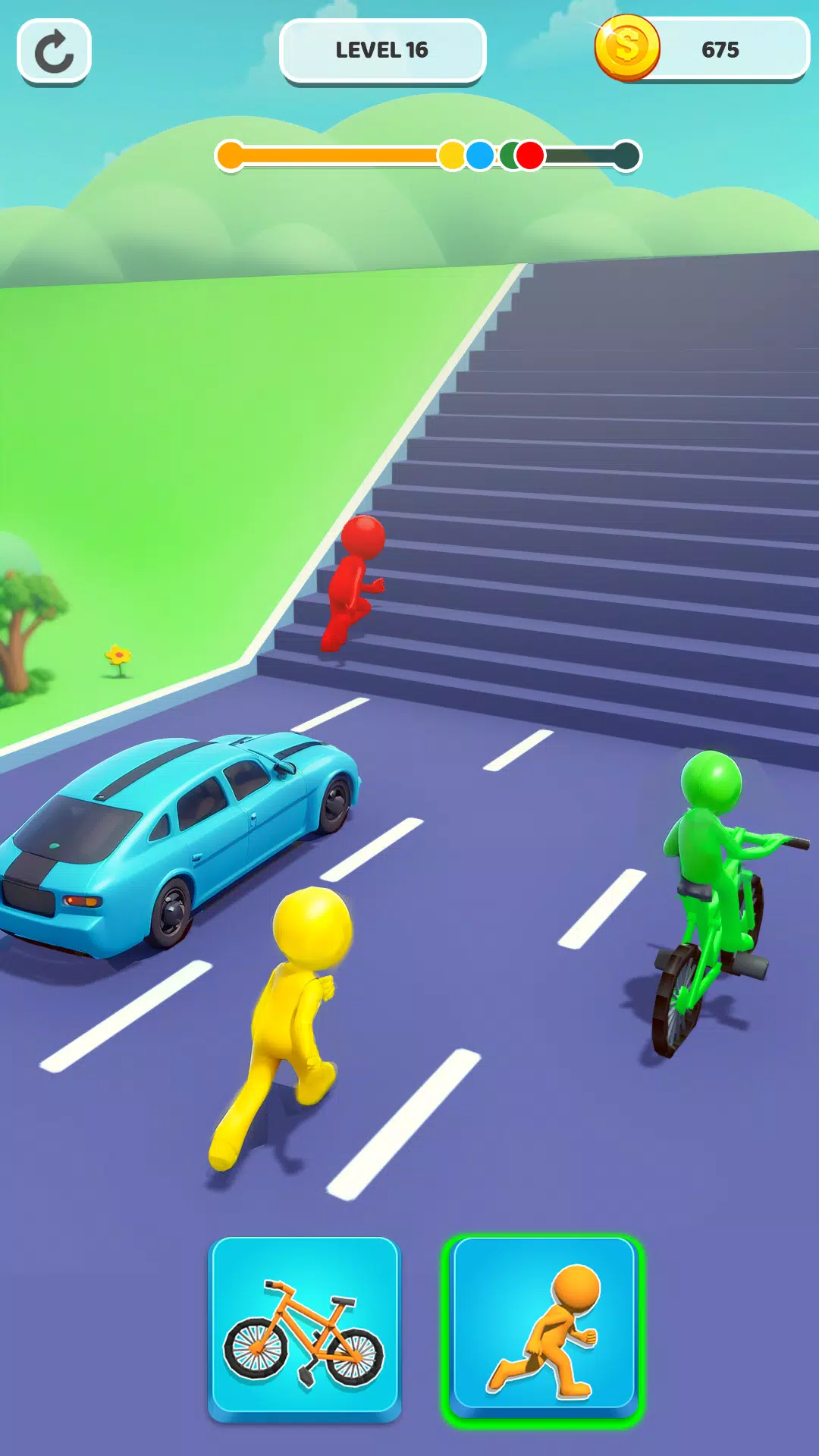 Shape Transform Shifting Races