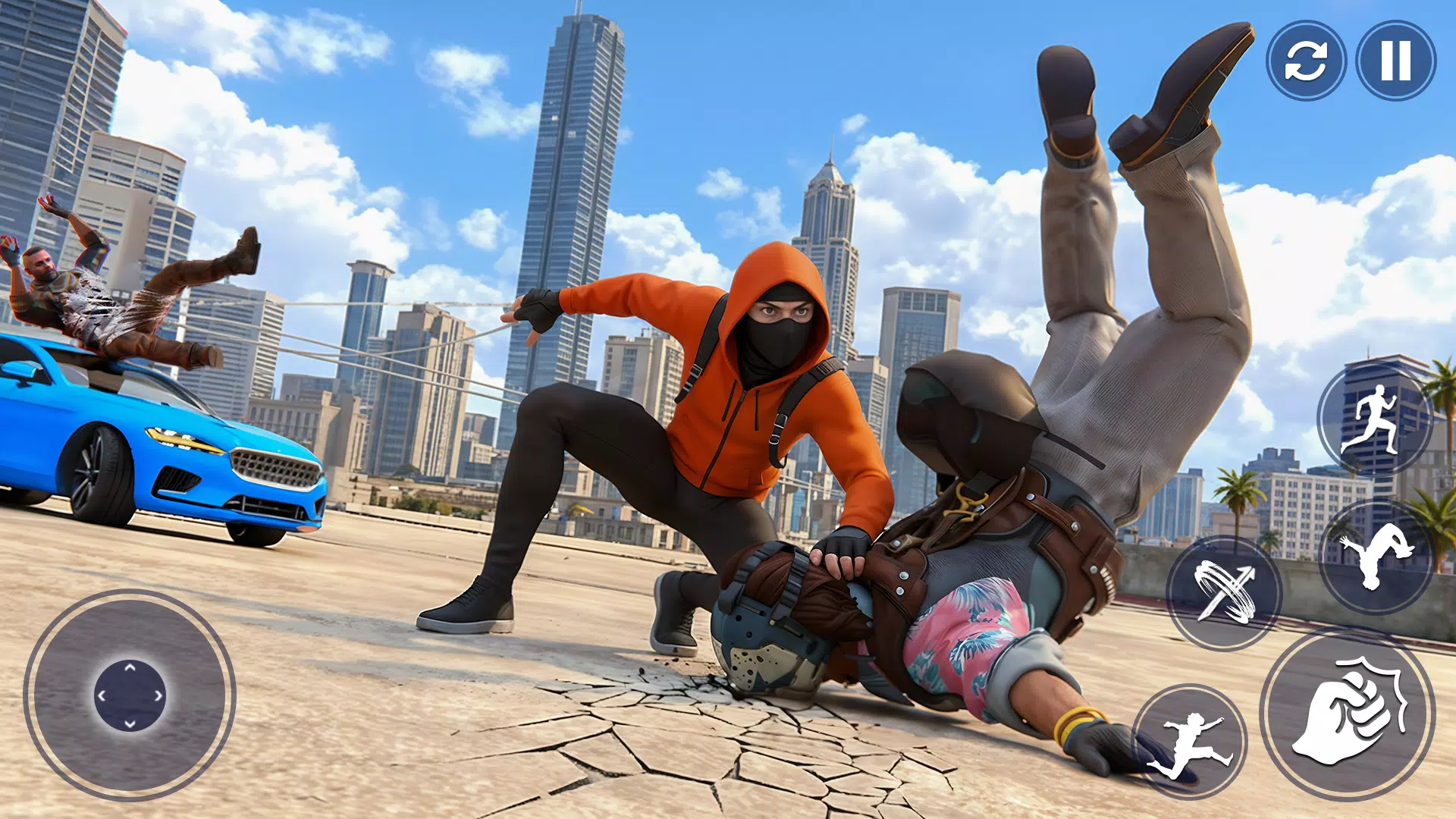 Flying Spider Hero City Action