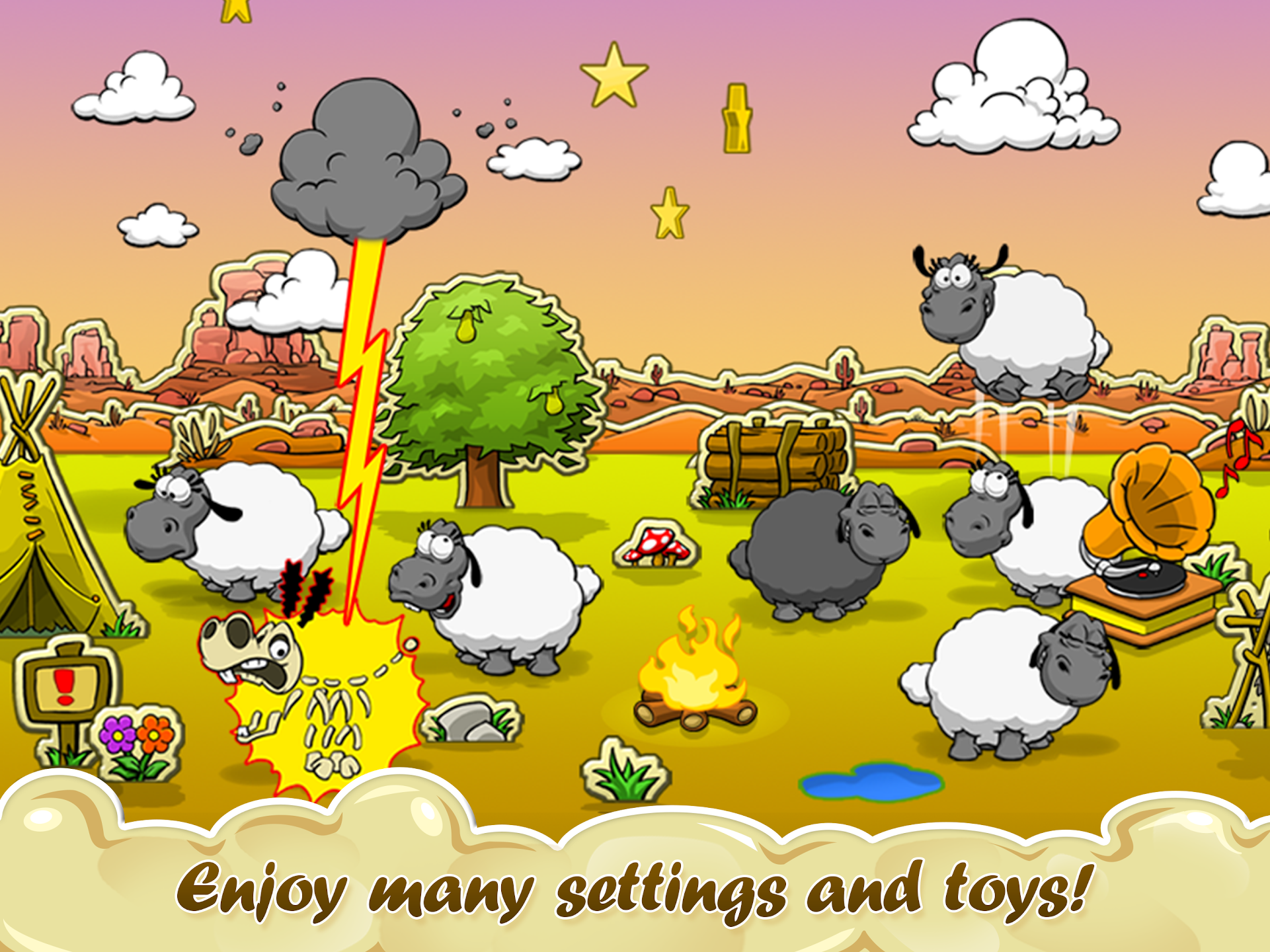 Clouds and Sheep Clouds and Sheep