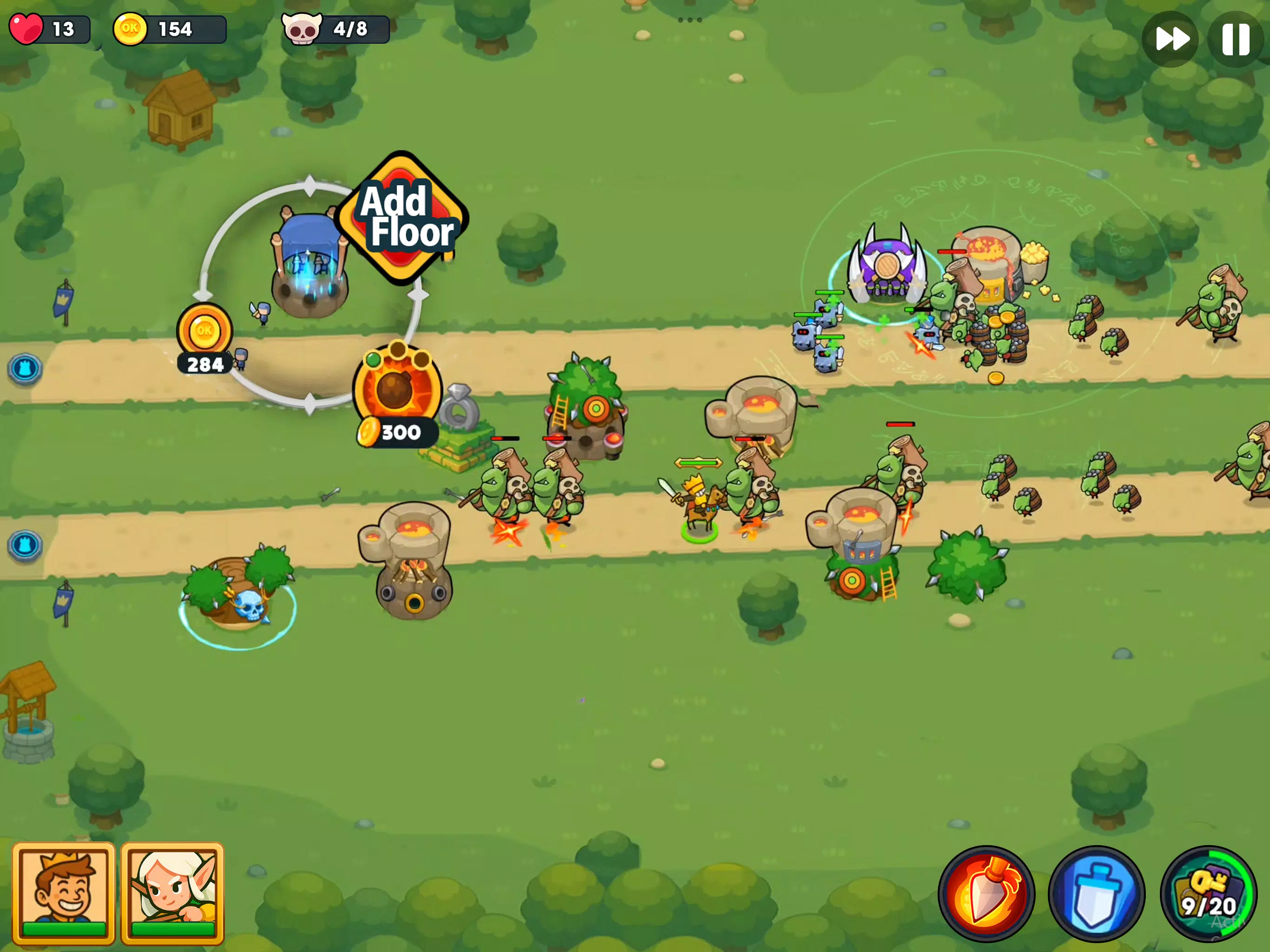 Double Defense TD: Twinhold