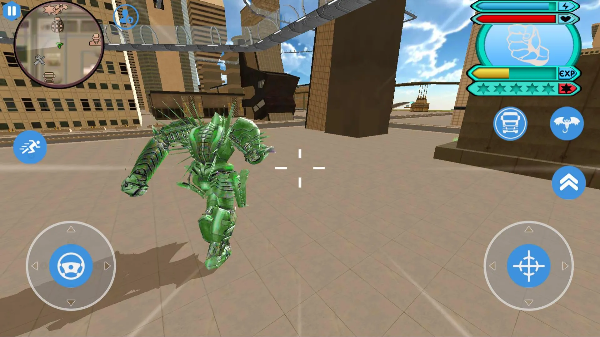 Flying Dragon Robot Transform Vice Town