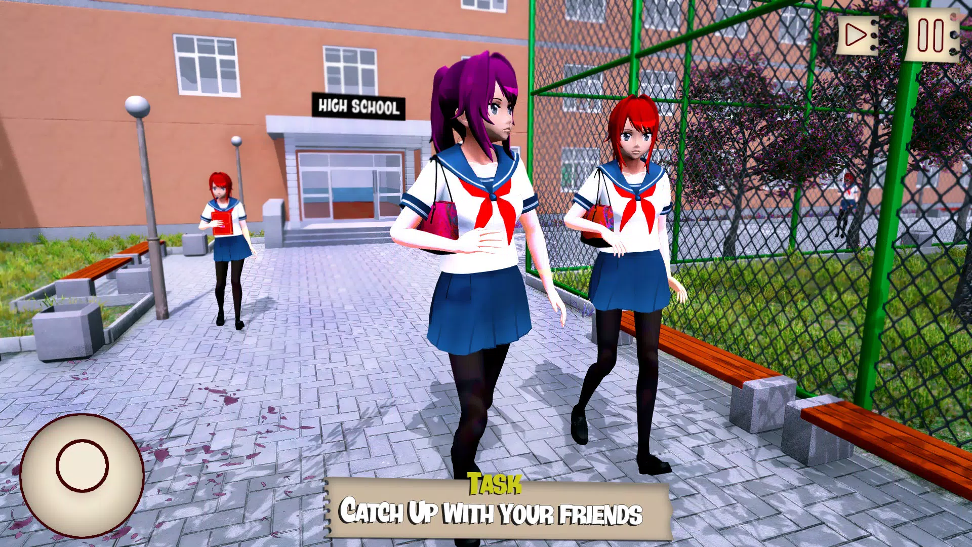 Anime High School Girl: Sakura School Simulator