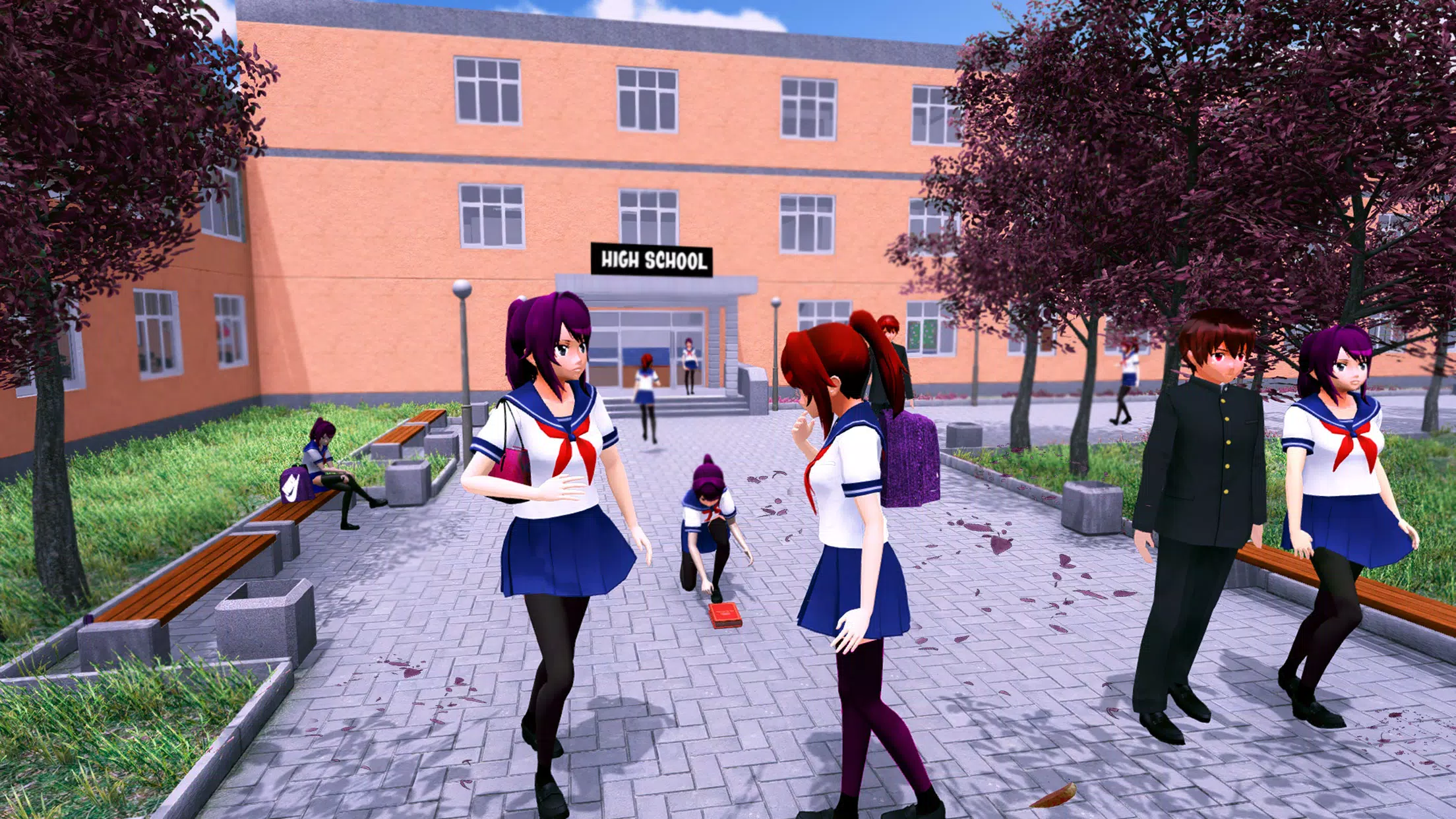 Anime High School Girl: Sakura School Simulator