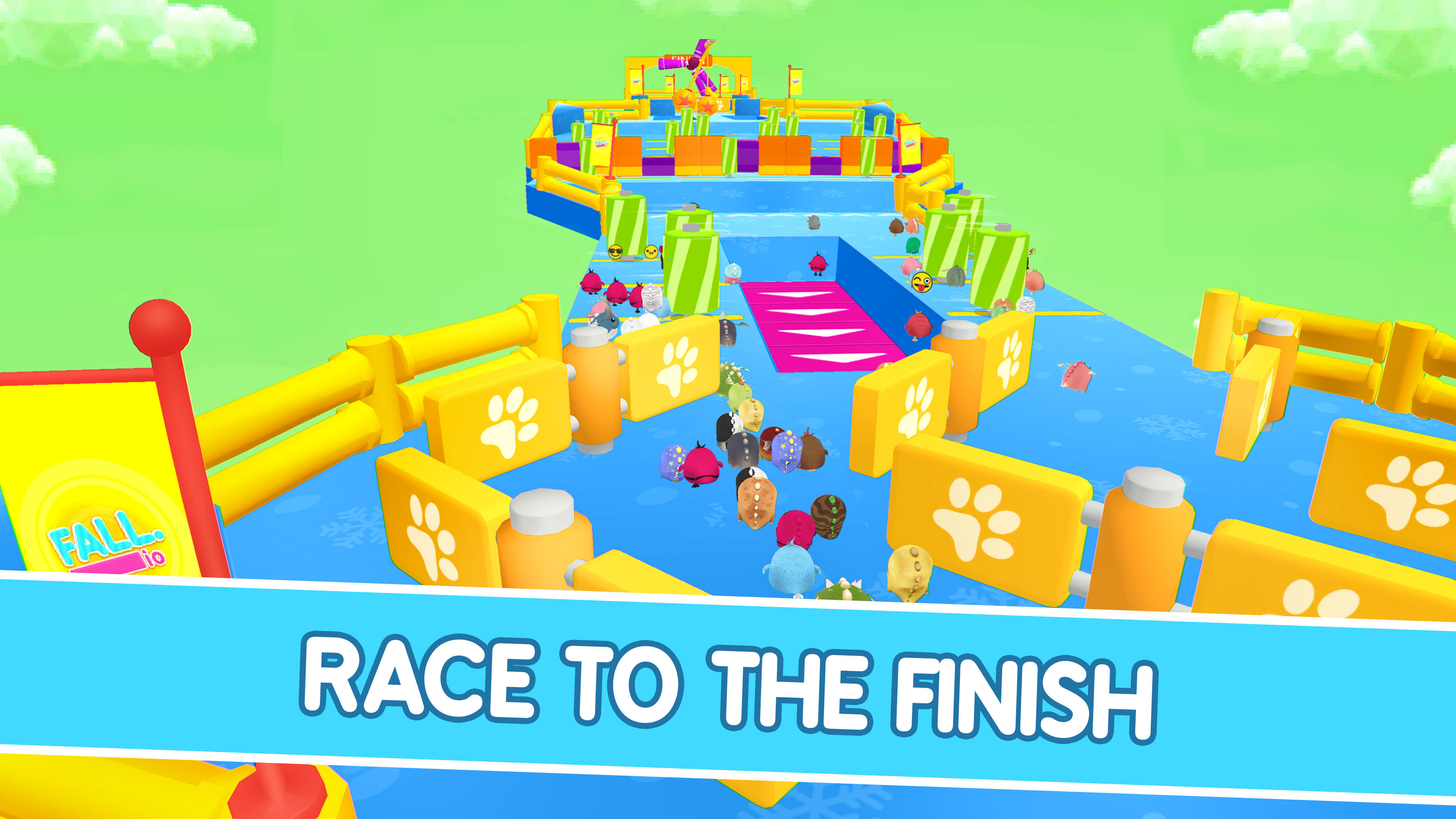 Fall.io - Race of Dino