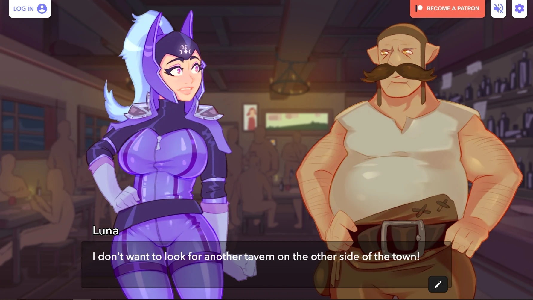 Luna in the Tavern