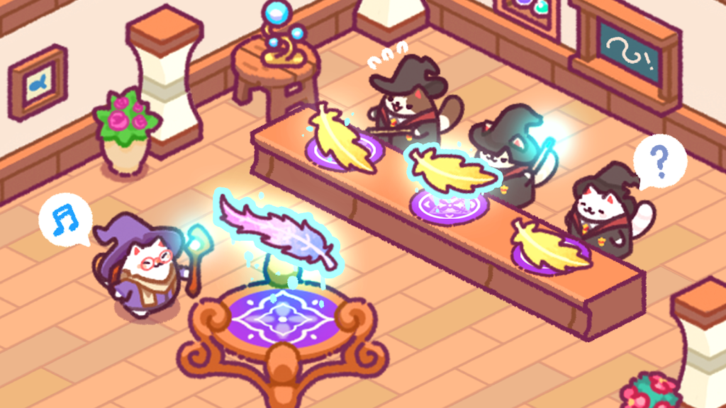 Cat Magic School : Cute Tycoon APK
