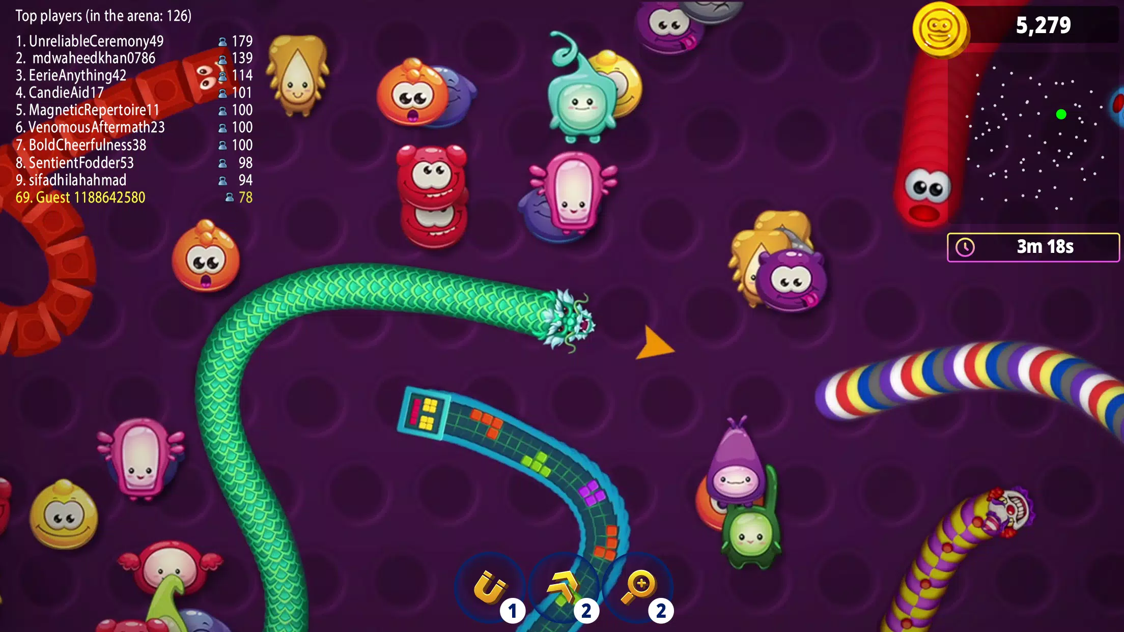 Worms Zone .io - Hungry Snake