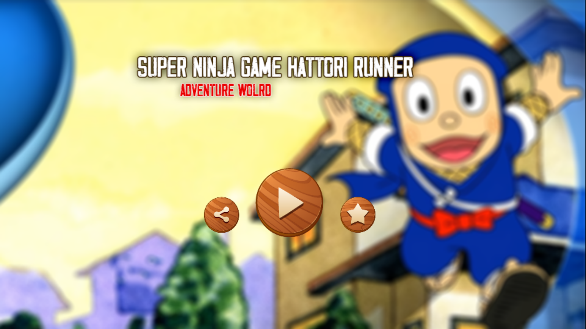 Ninja Hattori Game Cartoon Run