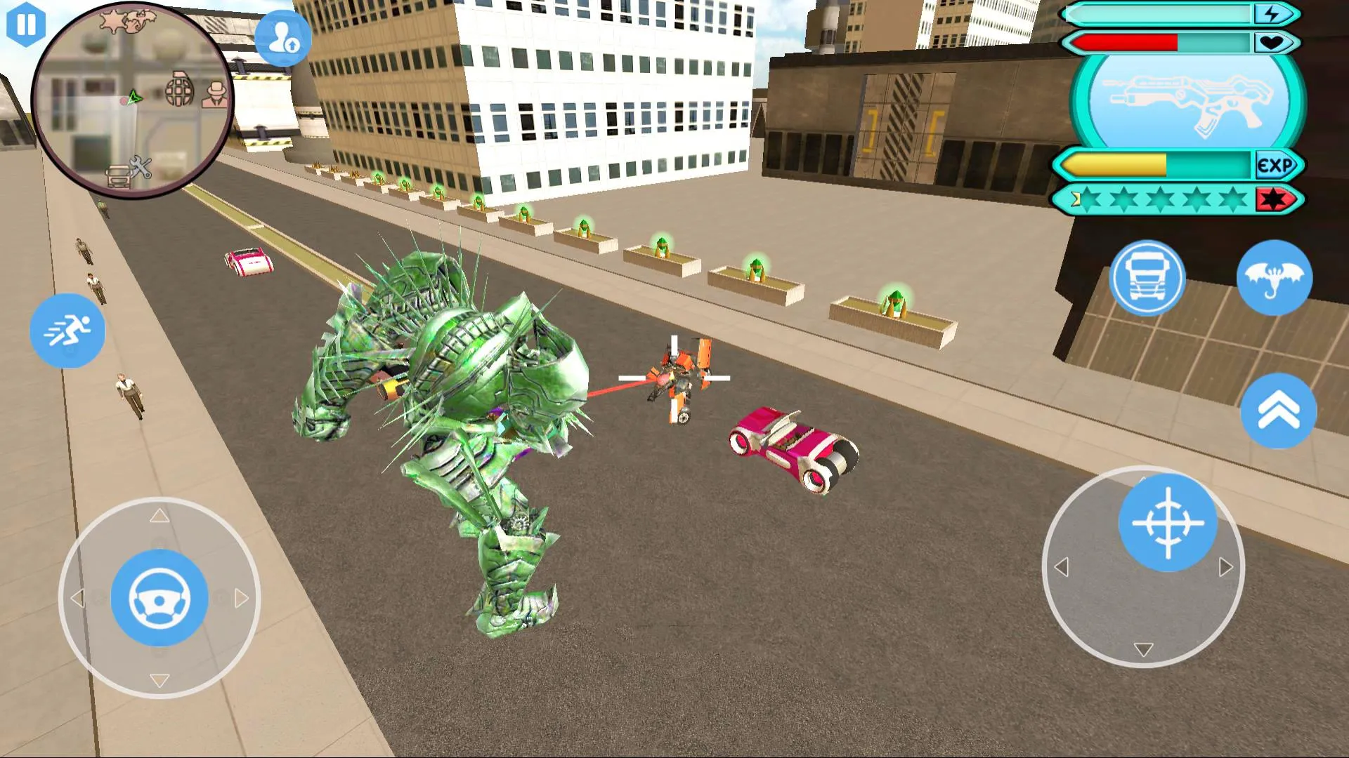 Flying Dragon Robot Transform Vice Town