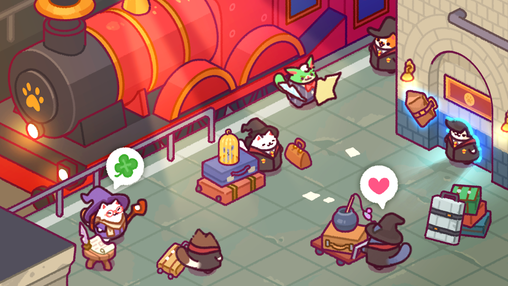 Cat Magic School : Cute Tycoon APK